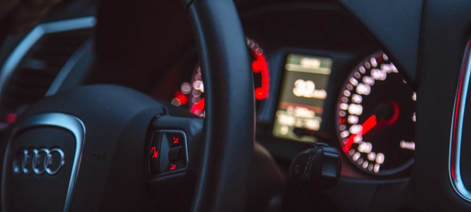 light car inside black